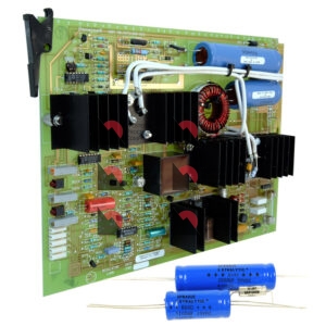 30731808-003 regulator card receives +24V from the backplane, and provides +5V and +/-12V output to its chassis. WPC replaces all capacitors on this PWA.